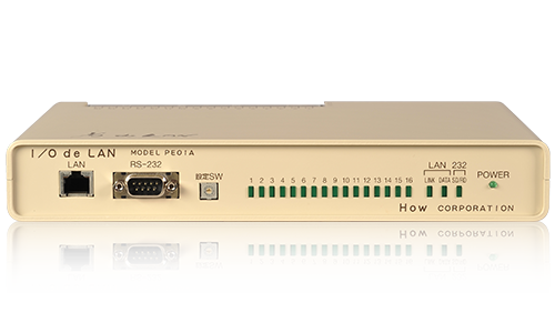 デジタル入出力/イーサネット通信アダプタ I/OdeLAN PE01の製品画像